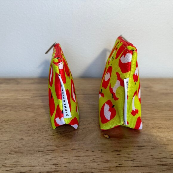 NWOT 2pc Donald X Clinique Makeup Cosmetic Catch All Bags - Picture 3 of 4